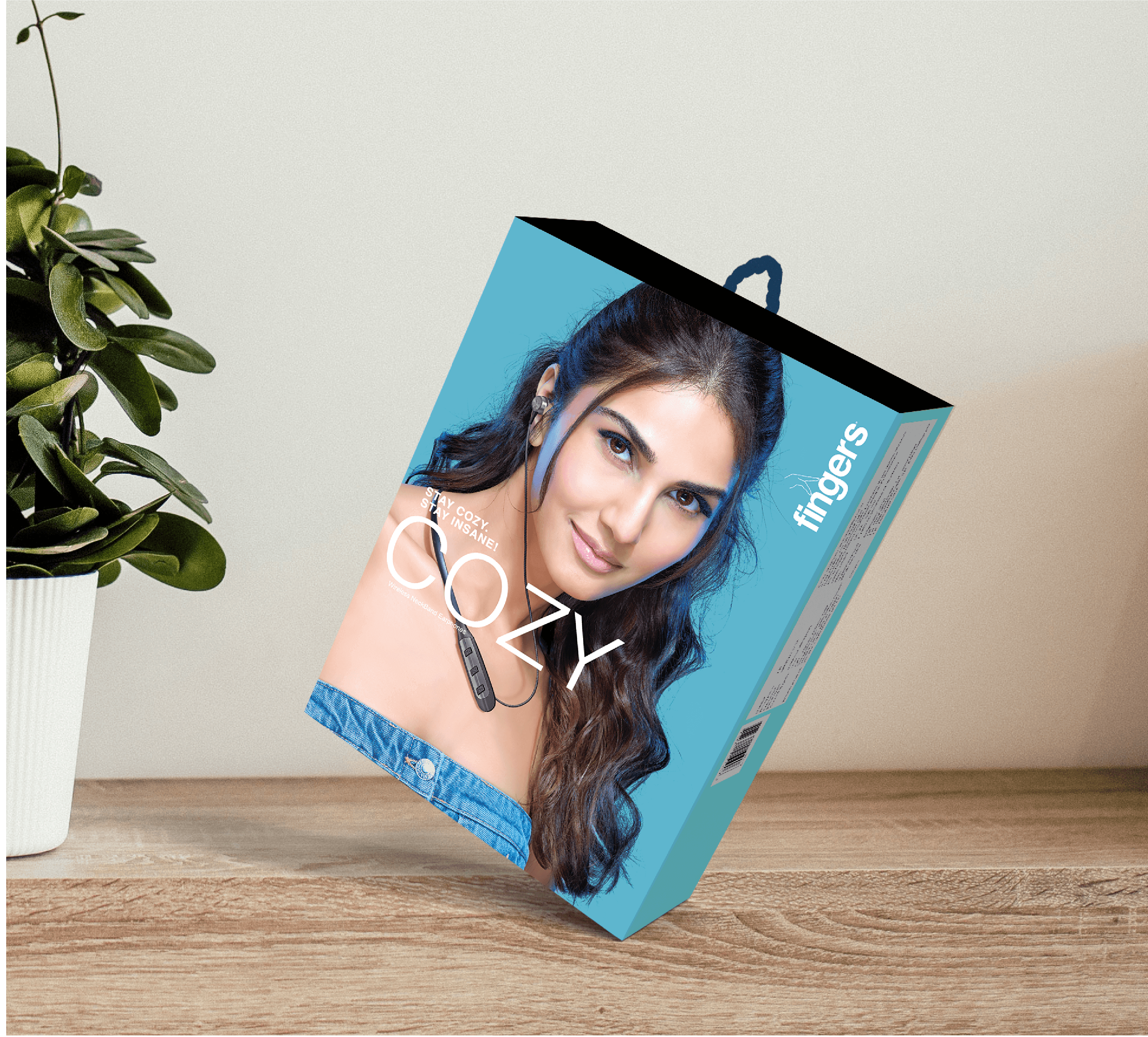 Supereme Packaging Of FINGERS Cozy NeckBand Earphones