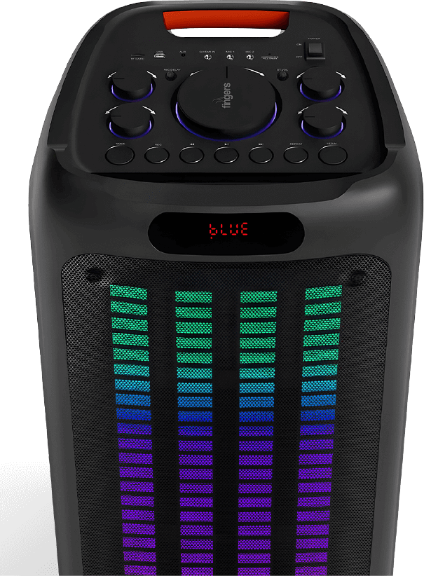 FINGERS RollingParties 110  multimedia speaker with Control Buttons On Top and Illuminating RGB Lights